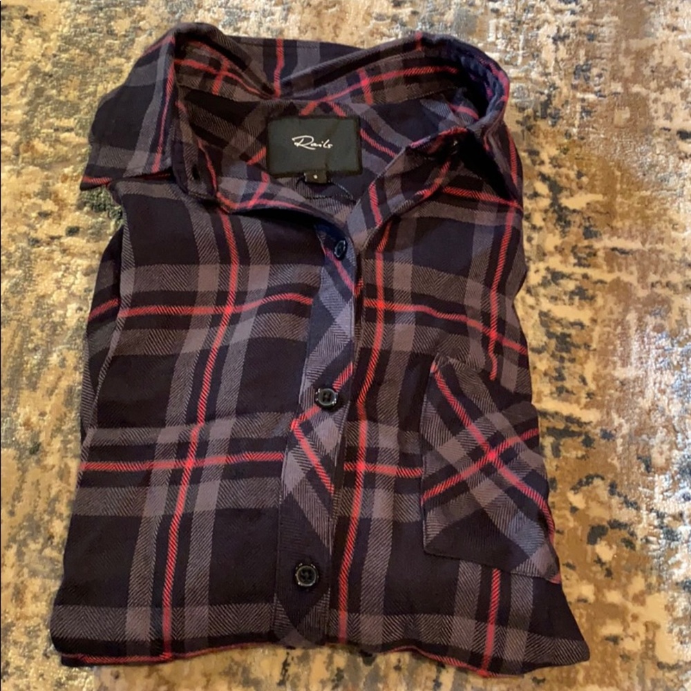 New Rails Plaid shirt Small NWT - Picture 4 of 6